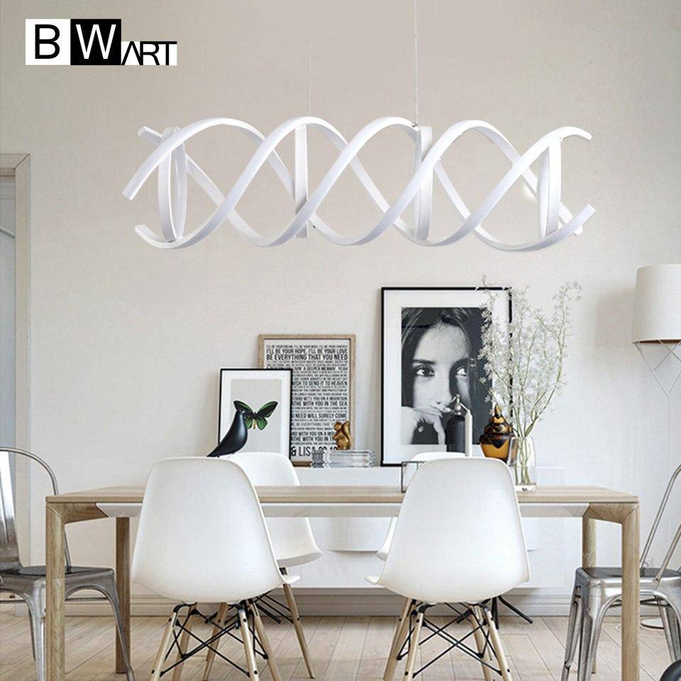 Suspension design LED en spirale Bwart