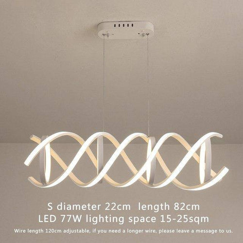 Suspension design LED en spirale Bwart - vue 6 sur 5