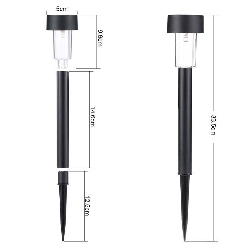 Lampadaire extérieur solaire à LED petite taille (lot de 10) - vue 6 sur 5