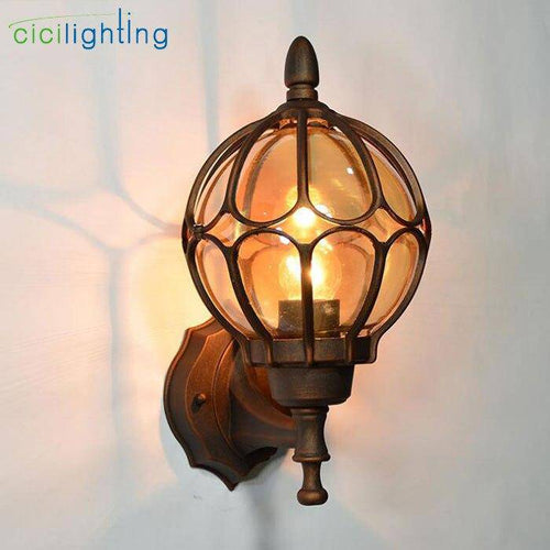 Applique rustique et antique en cage European