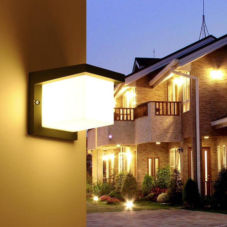 Applique extérieur LED cube Sconce - vue 5 sur 4