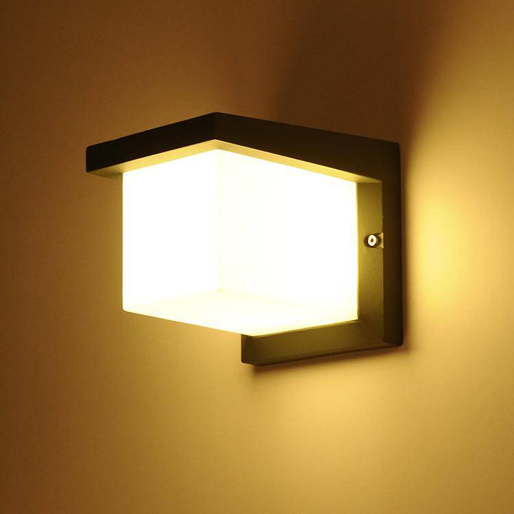 Applique extérieur LED cube Sconce - vue 3 sur 4