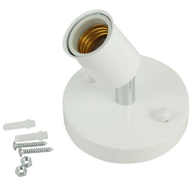 Applique murale simple ajustable de couleur chromée Sconce