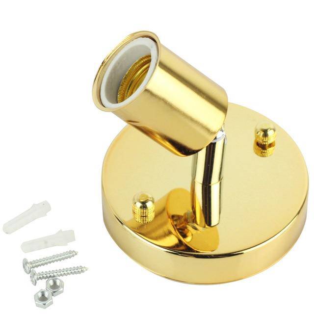 Applique murale simple ajustable de couleur chromée Sconce