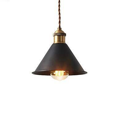 Suspension design LED avec abat-jour en métal style industriel Loft - vue 4 sur 4