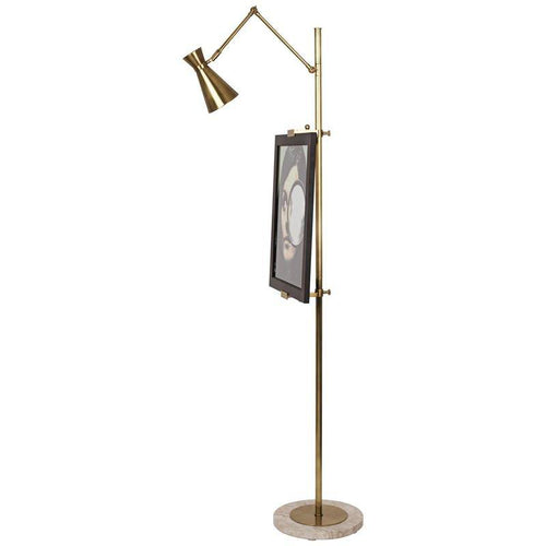 Lampadaire design moderne avec support cadre