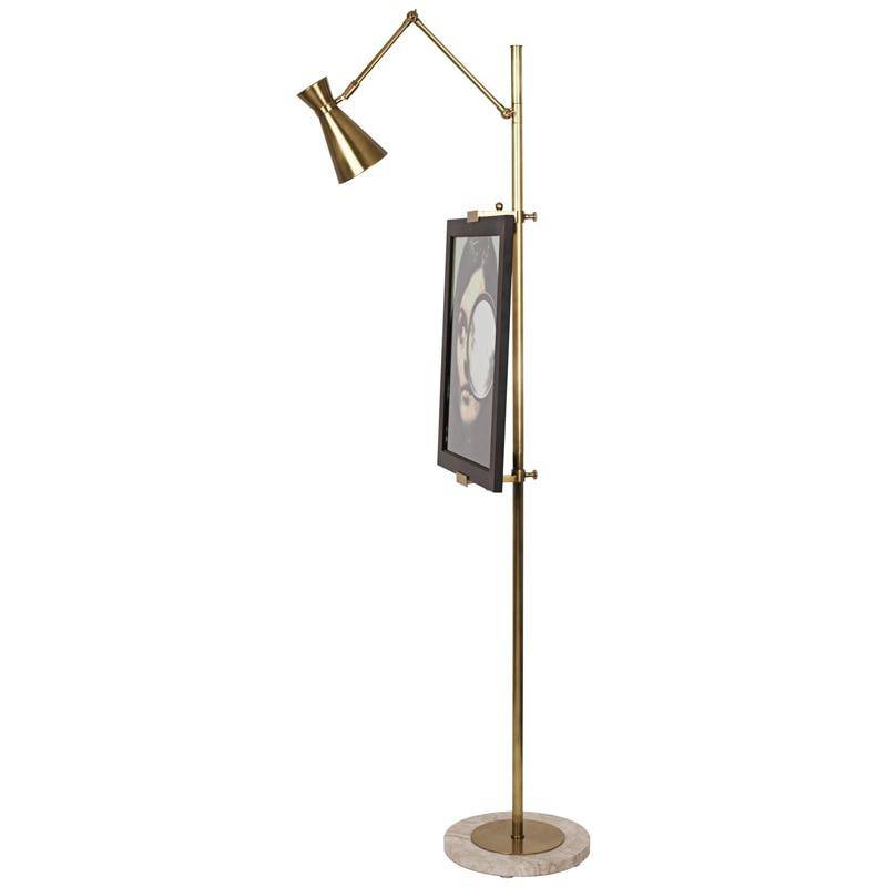 Lampadaire design moderne avec support cadre