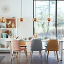 Suspension design à LED fleur de couleur Clizia