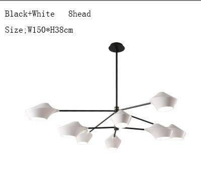 Lustre design branches et lampes Creative - vue 14 sur 26