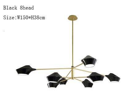 Lustre design branches et lampes Creative - vue 19 sur 26