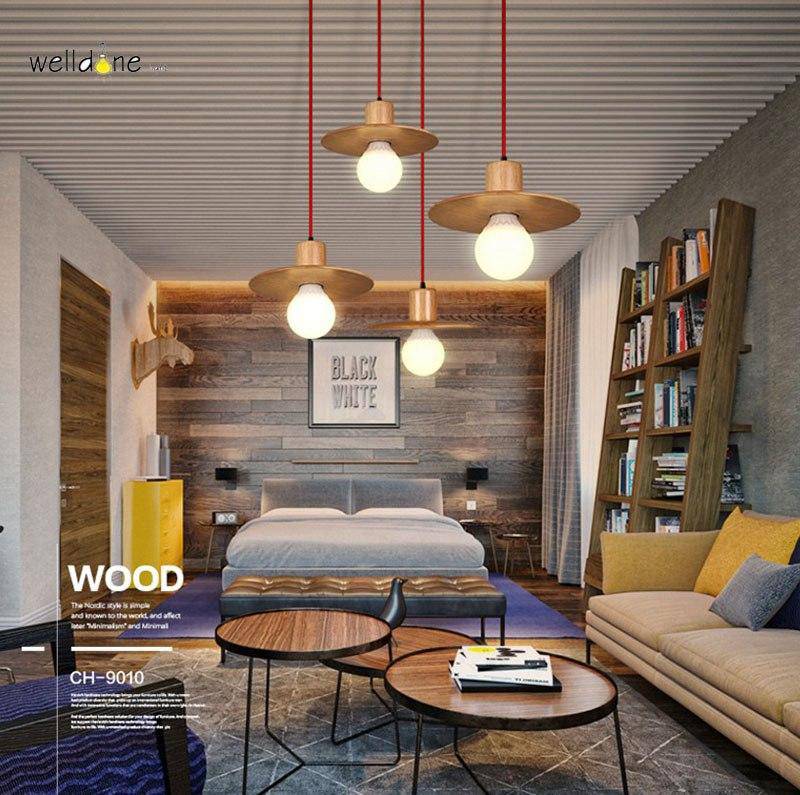 Suspension design en bois Country - vue 6 sur 5