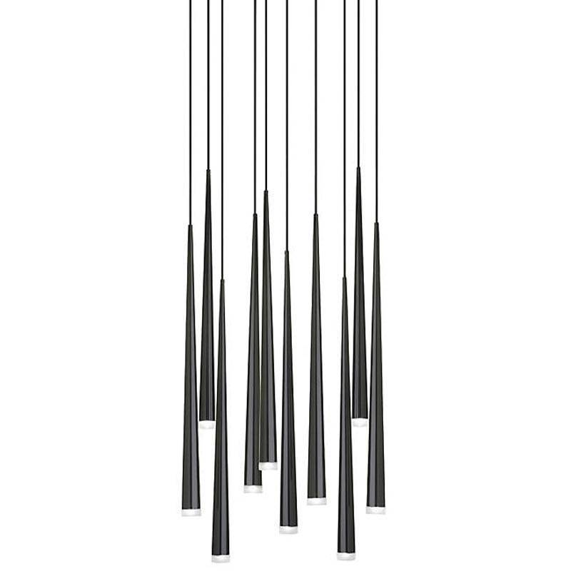 Lustre design moderne à LED avec cônes pendants Combo - vue 5 sur 5