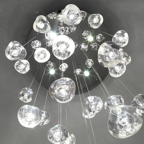 Lustre en crystal LED Clear