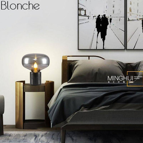 Lampe de table design à LED en verre Night - vue 7 sur 7