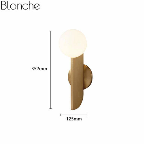 Applique murale LED avec lampe en verre Wall - vue 4 sur 4