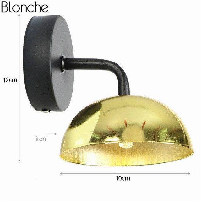 Applique LED avec abat-jour en metal - vue 8 sur 9