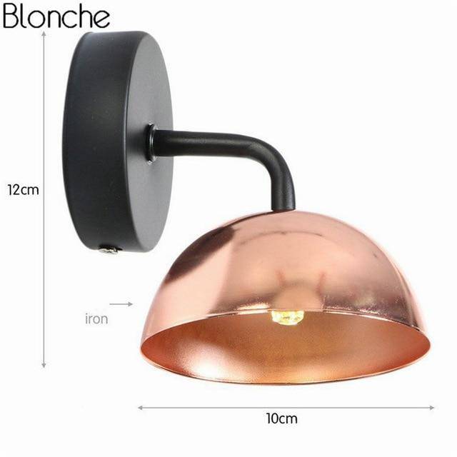Applique LED avec abat-jour en metal - vue 9 sur 9