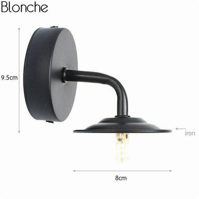 Applique LED avec abat-jour en metal - vue 5 sur 9