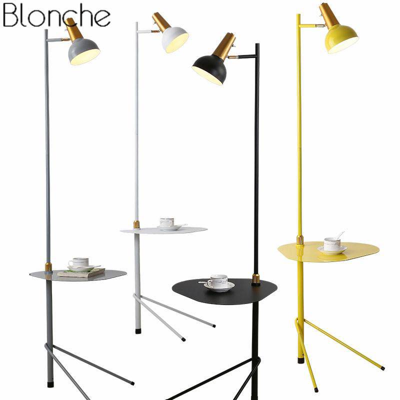 Lampadaire LED avec table ajustable Creative - vue 5 sur 10