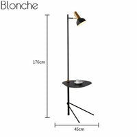 Lampadaire LED avec table ajustable Creative