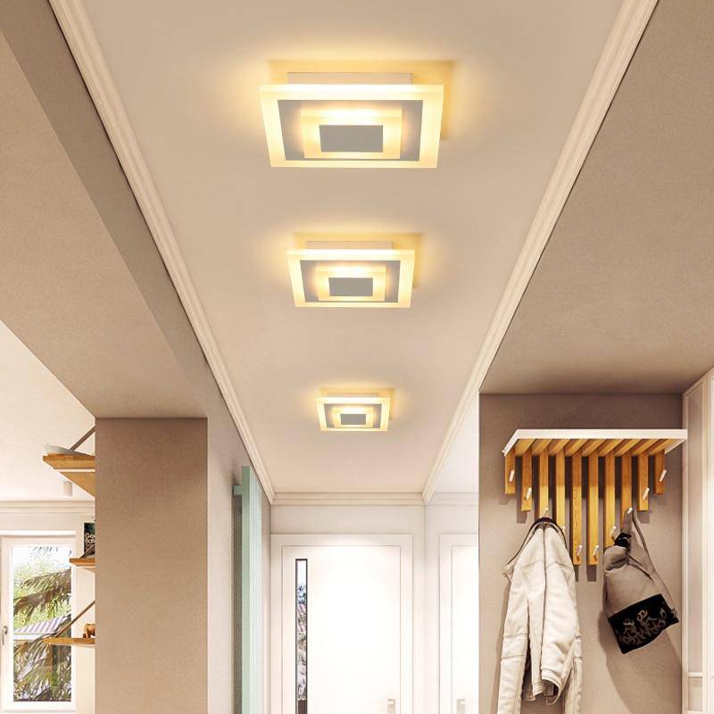 Plafonnier carré LED Dormitorio