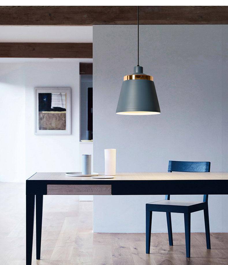 Suspension LED moderne en métal et base métalique - vue 16 sur 19