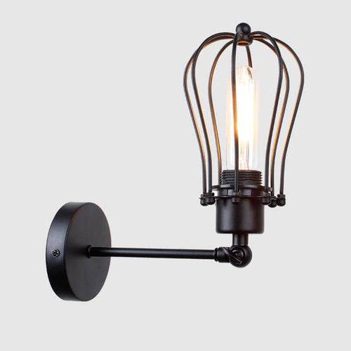 Applique murale cage vintage - vue 3 sur 7