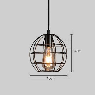 Suspension LED cage de différentes formes Industrial - vue 18 sur 19