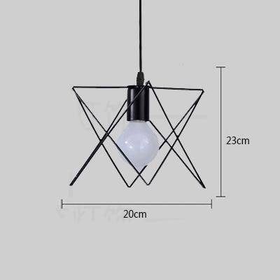Suspension LED cage de différentes formes Industrial - vue 4 sur 19
