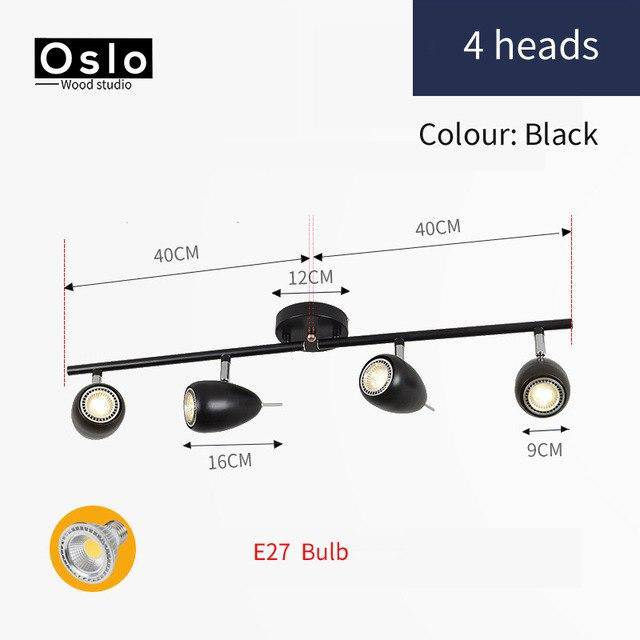 Barre spots LEDs arrondis ajustables Windows - vue 8 sur 12