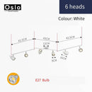 Barre spots LEDs arrondis ajustables Windows