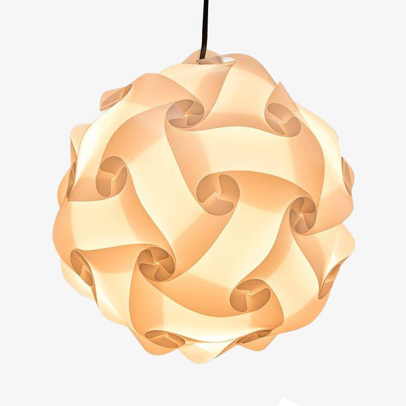 Suspension design LED en boule blanche style Millenium - vue 2 sur 4
