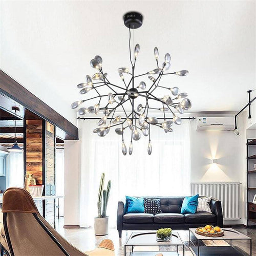 Lustre design LED arbre à branches Leaf - vue 5 sur 12