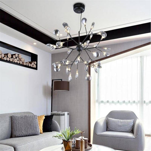 Lustre design LED arbre à branches Leaf - vue 8 sur 12