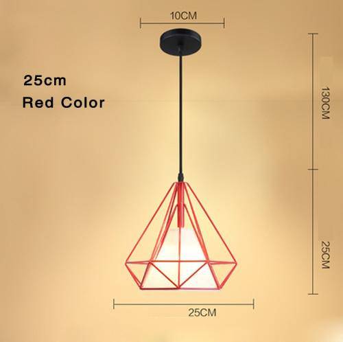 Suspension cage style vintage avec cordages Rope