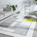Tapis moderne rectangle aux motifs géométriques
