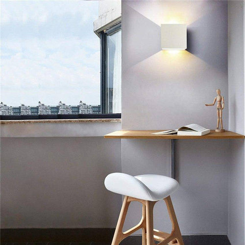 Applique murale LED cubique simple Reading