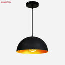 Suspension design demi-boule rayée Cover