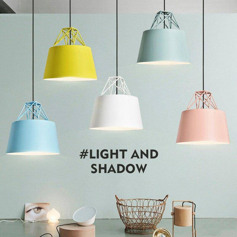 Suspension design à LED avec abat-jour en métal coloré Morning - vue 2 sur 8