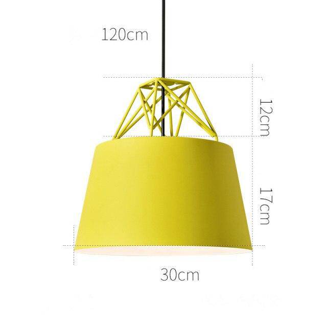 Suspension design à LED avec abat-jour en métal coloré Morning - vue 4 sur 8