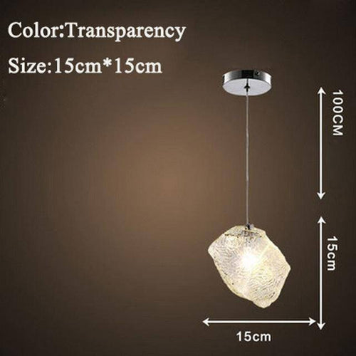 Suspension design en cristal Colorful