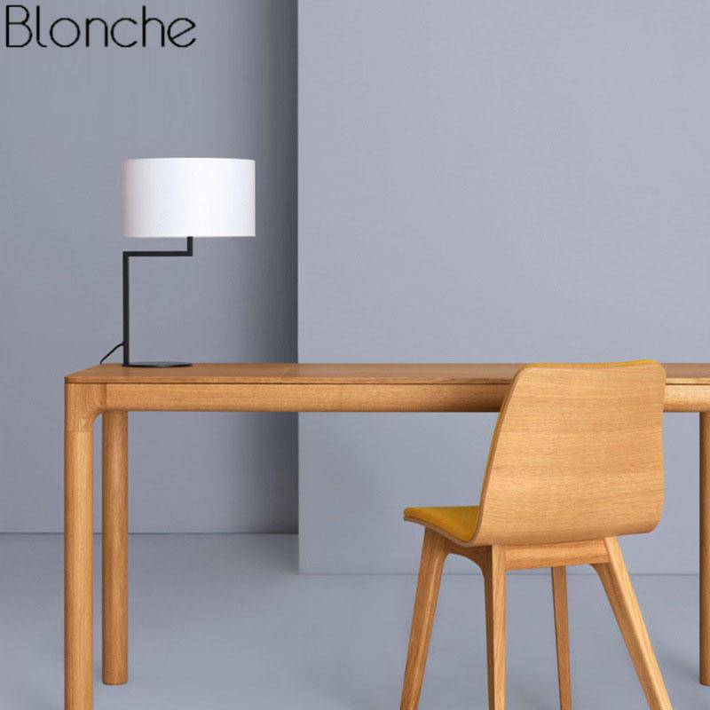 Lampe à poser à LED avec abat-jour arrondi Cloth - vue 6 sur 9