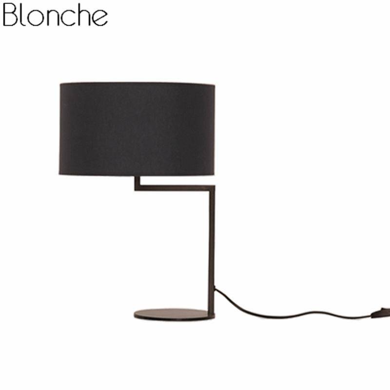 Lampe à poser à LED avec abat-jour arrondi Cloth - vue 7 sur 9