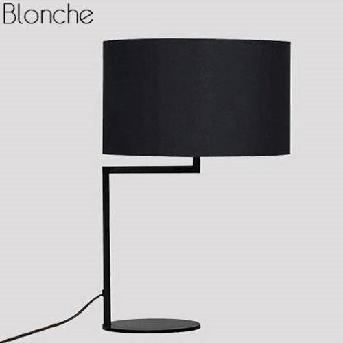 Lampe à poser à LED avec abat-jour arrondi Cloth