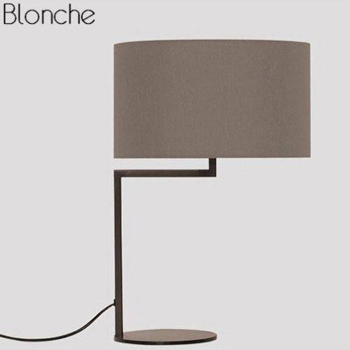 Lampe à poser à LED avec abat-jour arrondi Cloth - vue 4 sur 9