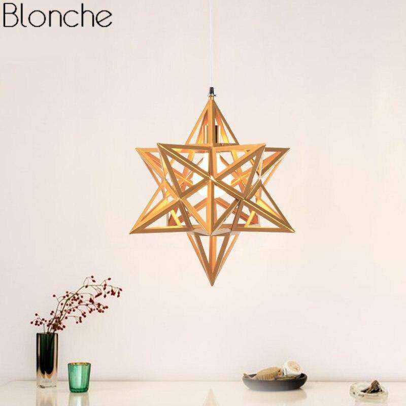 Suspension design LED en forme d'étoile Galaxie - vue 3 sur 5