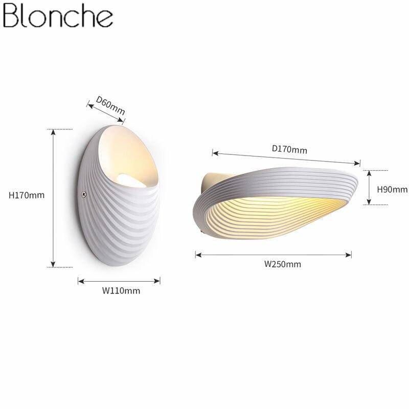 Applique murale design LED aux formes ovales Indoor - vue 5 sur 10