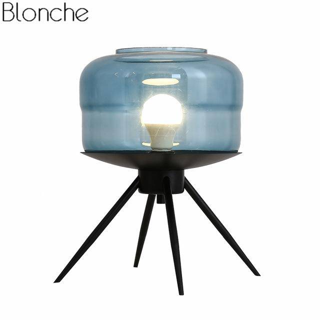 Lampe à poser design LED avec boule en verre Postmodern - vue 3 sur 6
