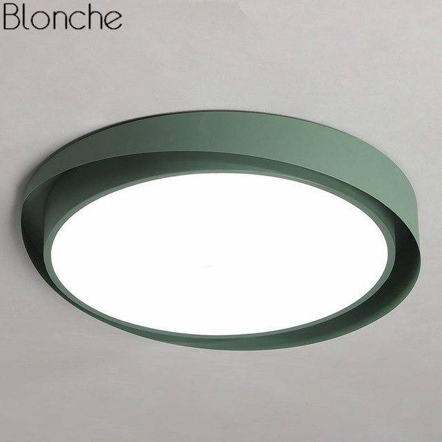 Plafonnier design LED arrondi de couleur Art - vue 8 sur 10