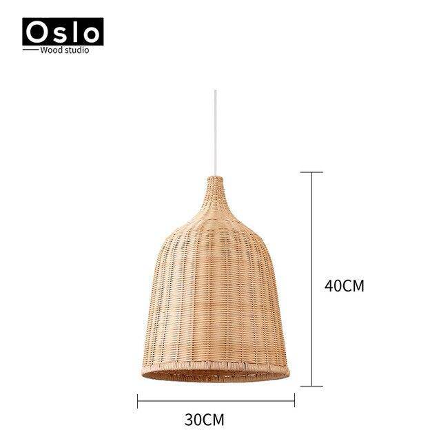 Suspension en tissu Rattan